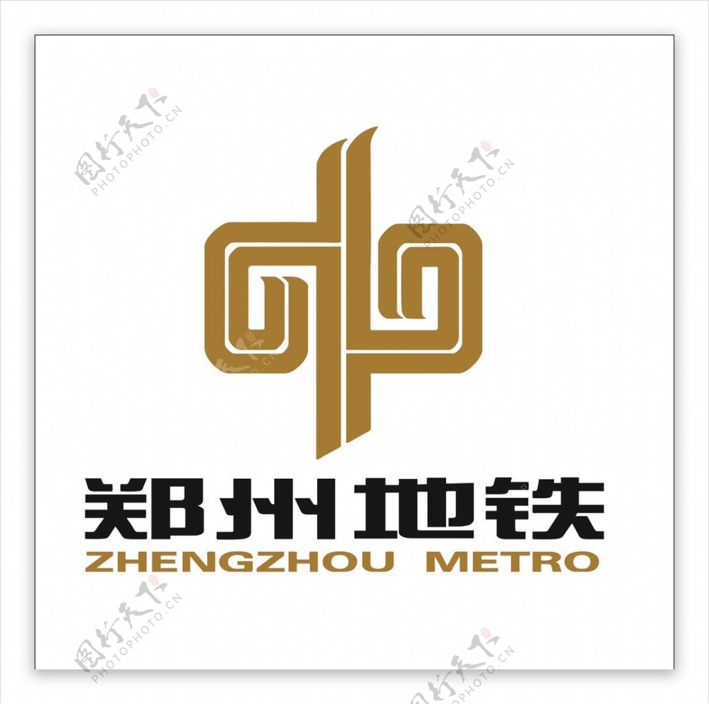郑州地铁标志矢量图片