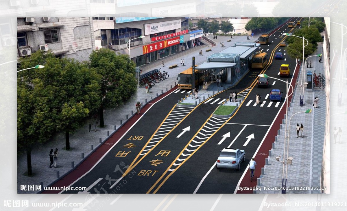 BRT快速公交系统图片