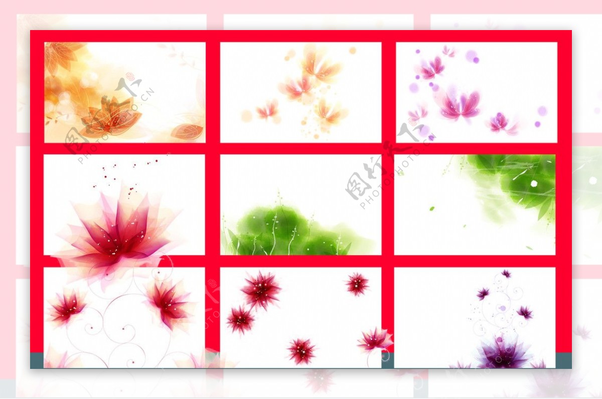 合成花卉背景图片