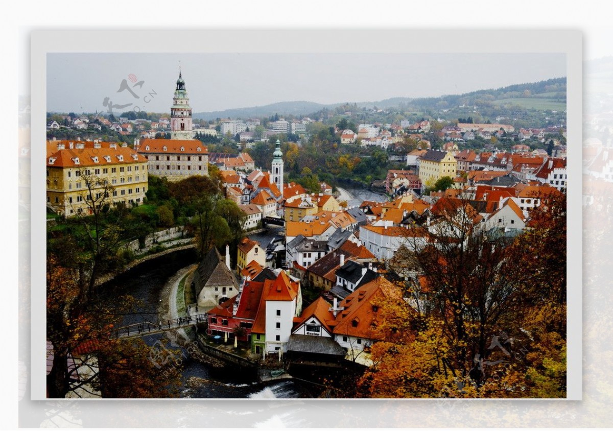 捷克世界文化遗产克鲁姆罗夫小镇图片