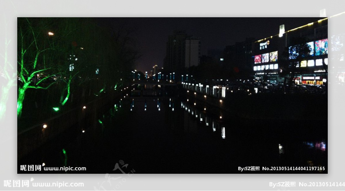 苏州夜景图片