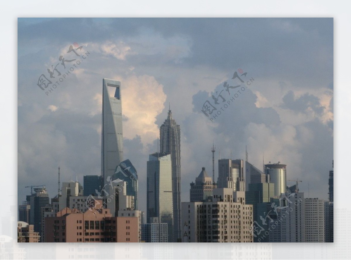 上海环球金融中心金茂大厦图片