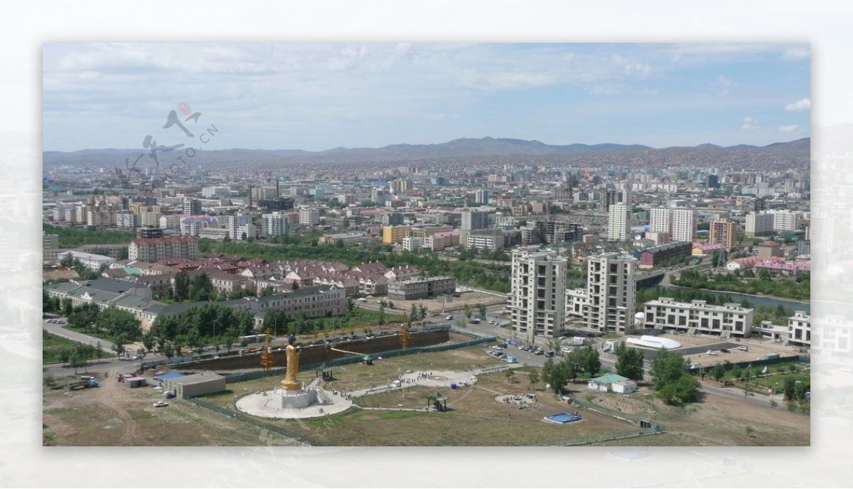 乌兰巴托全景图片