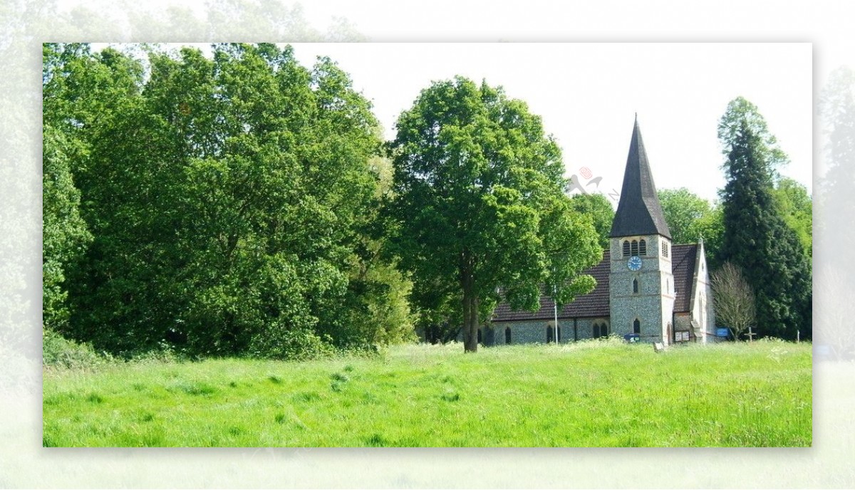 英国乡村教堂图片