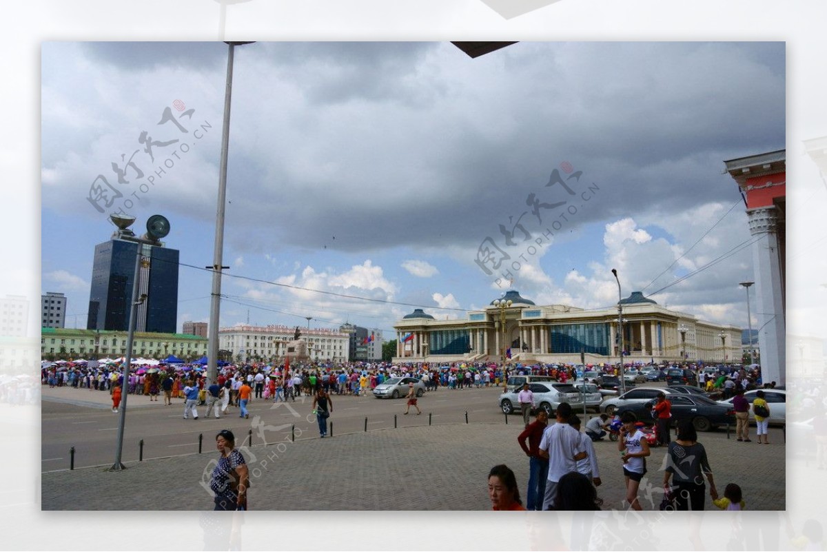蒙古乌兰巴托广场图片