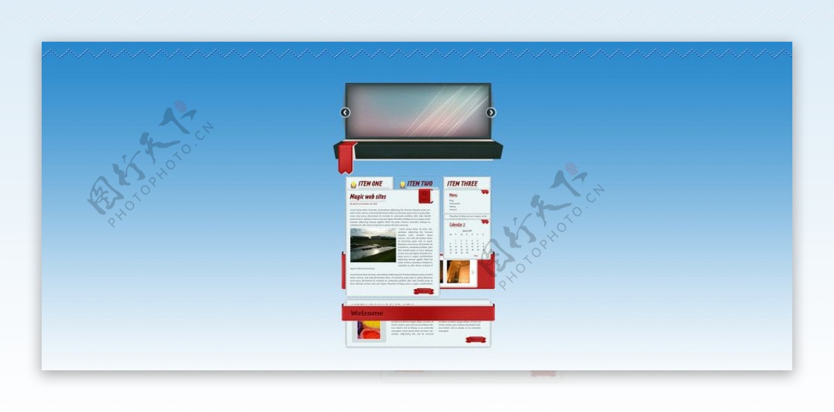 网站网页素材设计模板图片