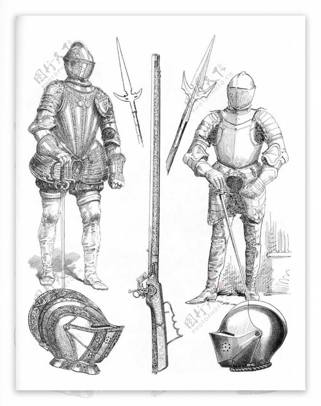 欧洲古代兵器和盔甲33图片