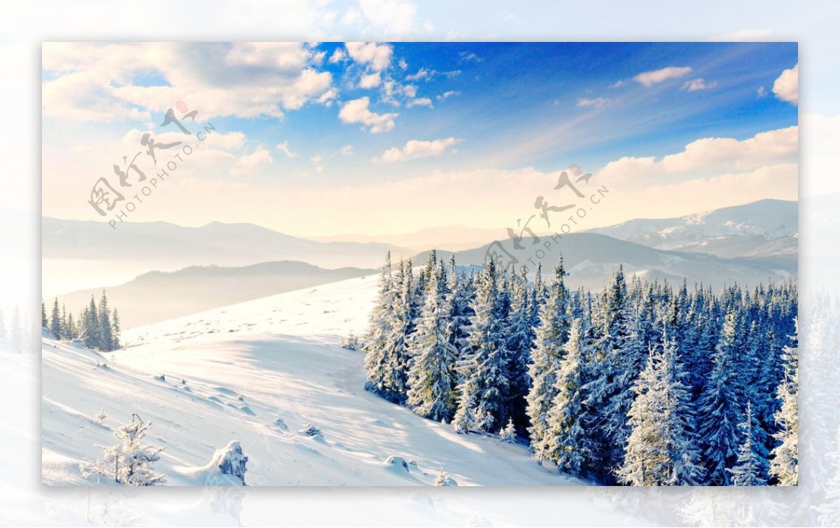 祖山雪景图片