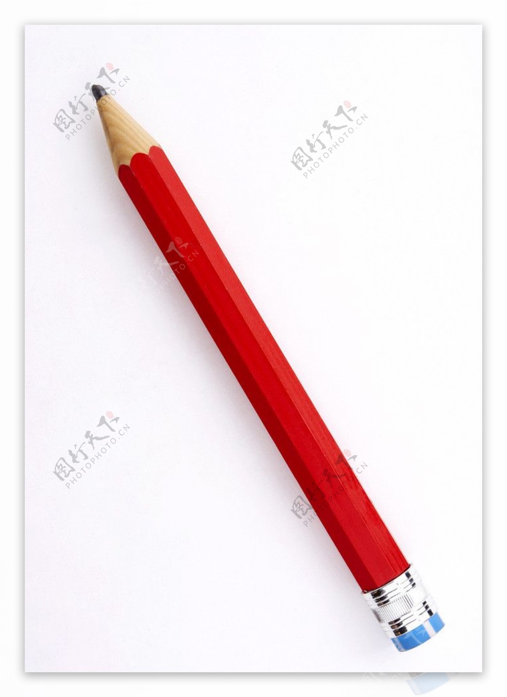 红色铅笔图片