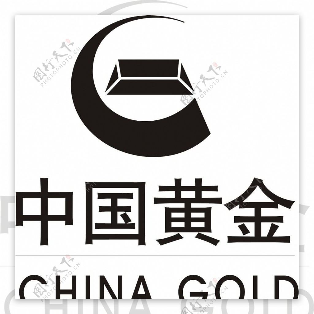 中国黄金LOGO图片