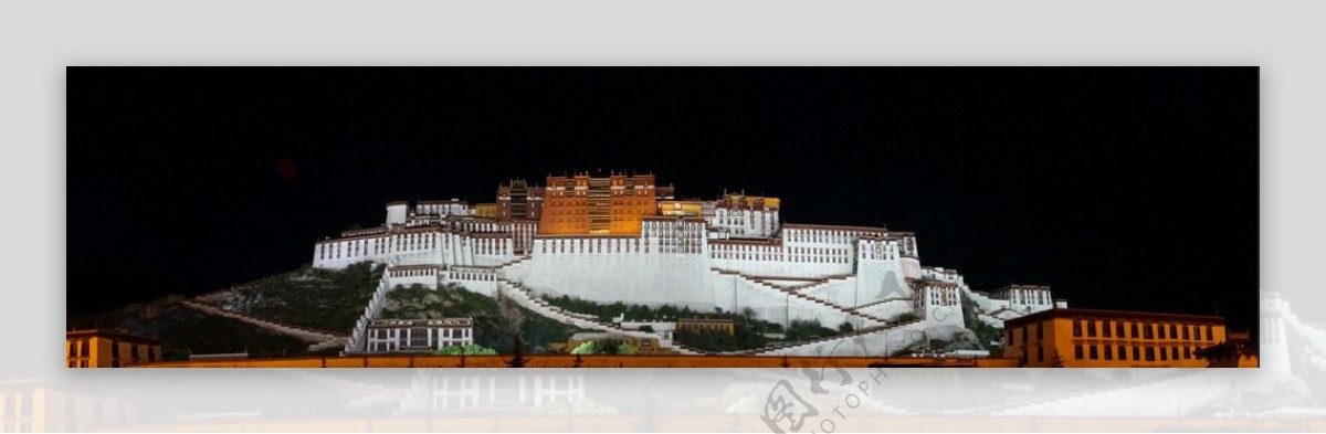 西藏全景图片