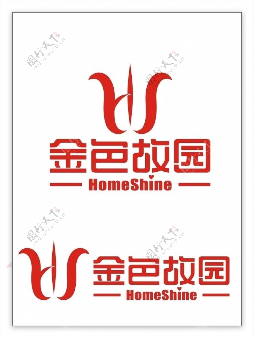 金色故园新的LOGO标准版图片