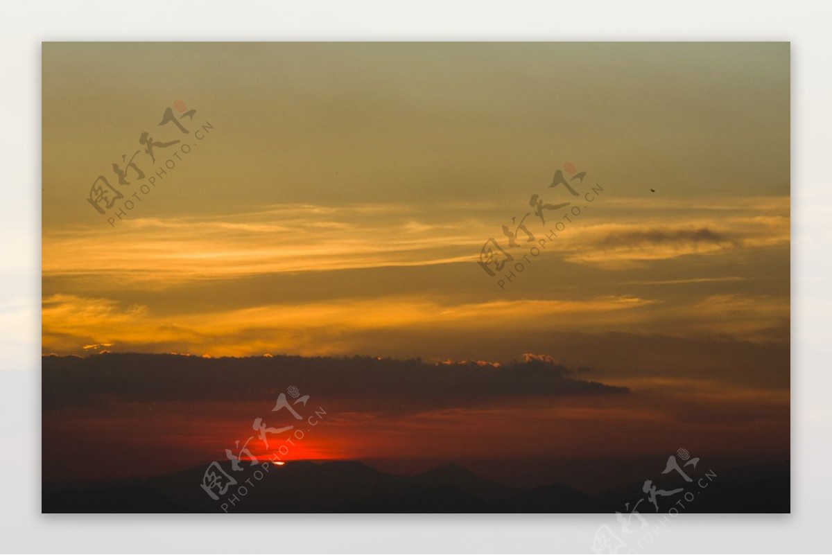 北戴河夕阳图片
