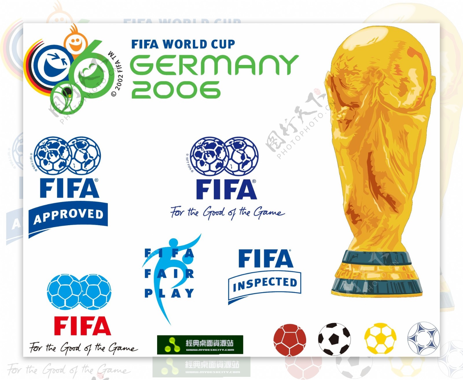 2006世界杯标志国际足联标志足球标志大力神杯图片