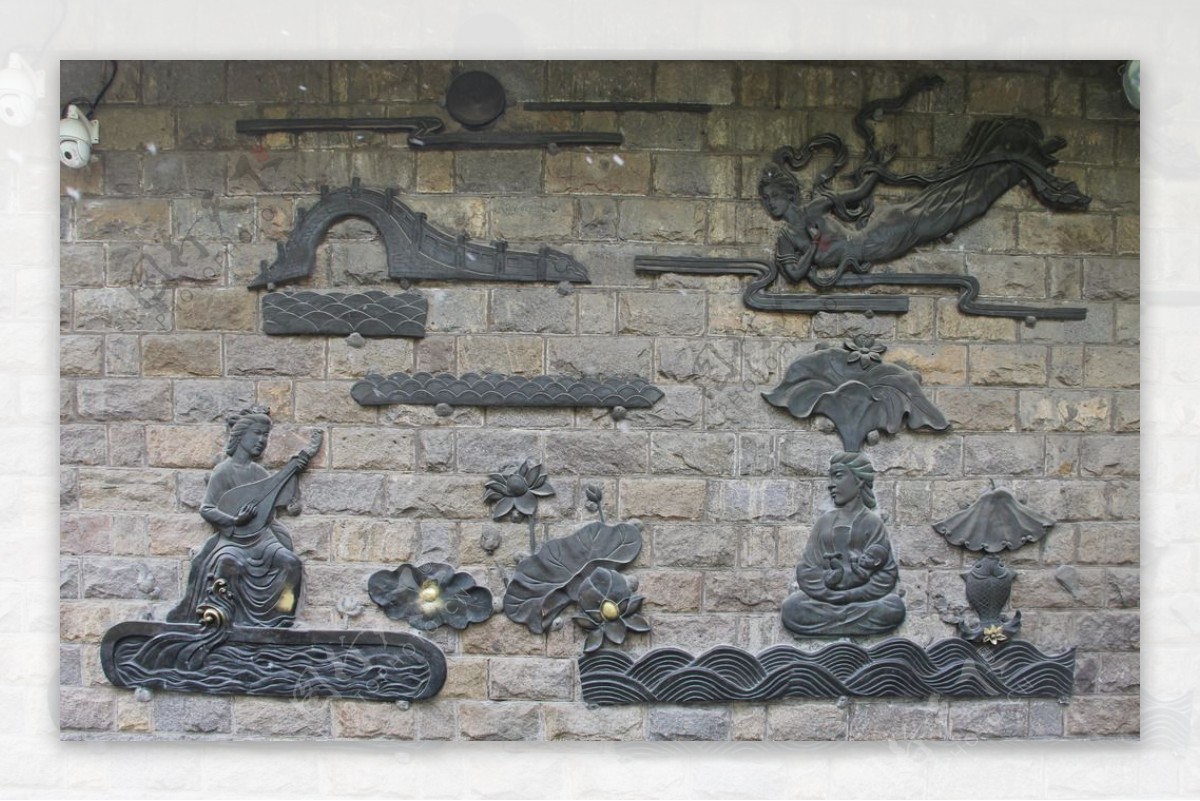 黑虎泉城墙图片