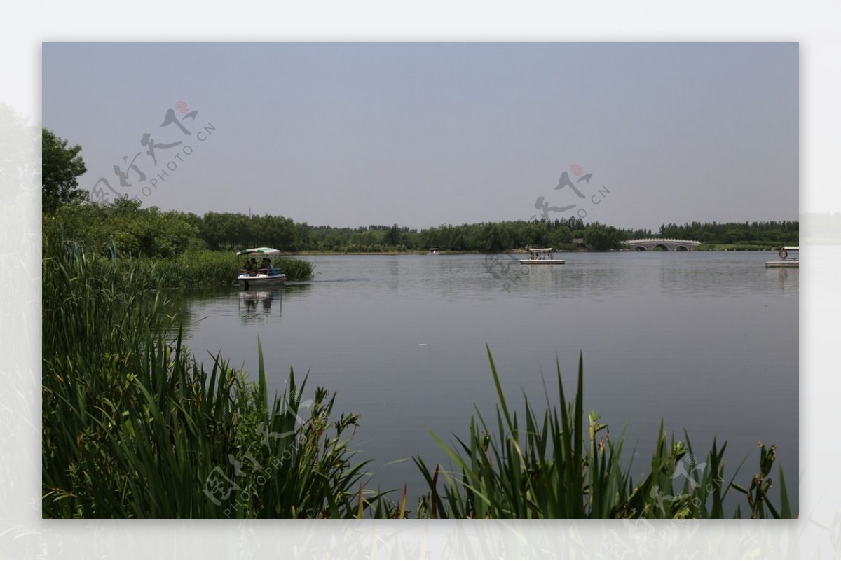 北京湖水图片
