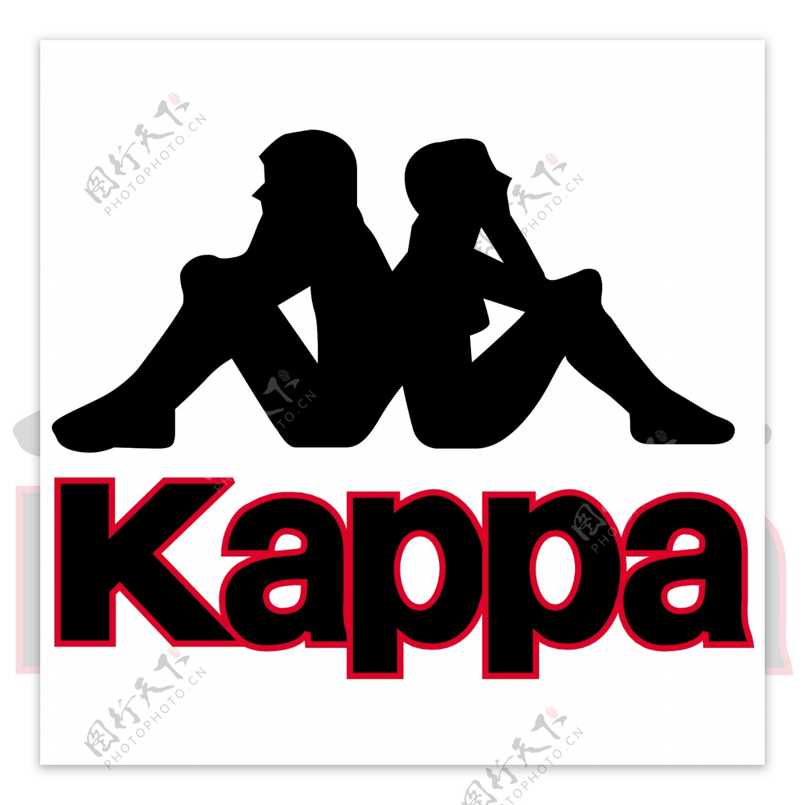 背靠背KAPPA企业标志图片