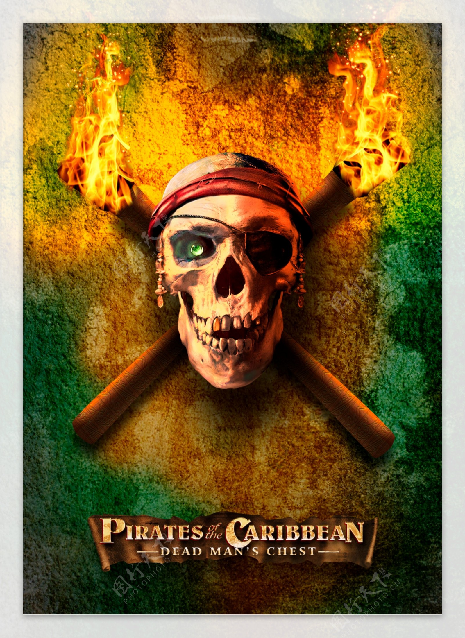 加勒比海盗海报设计设计素材潮流设计图片