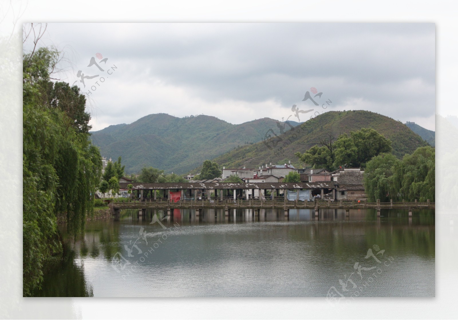 流坑风景照图片