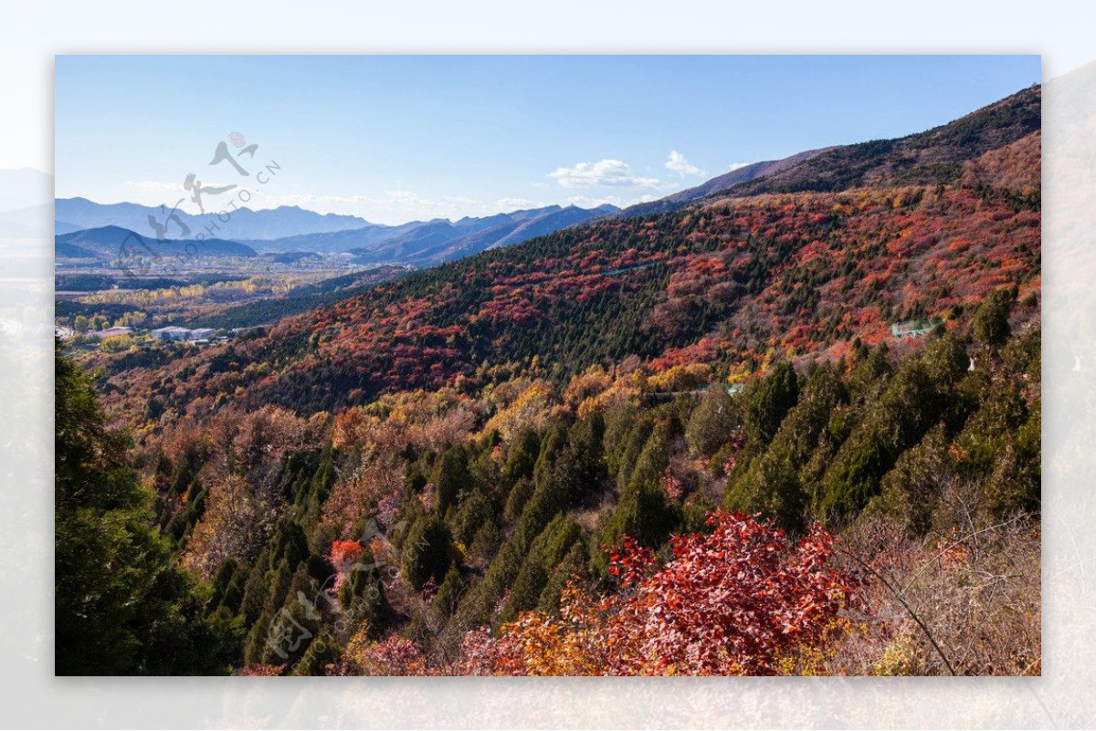 红螺寺北京山林秋天风景图片