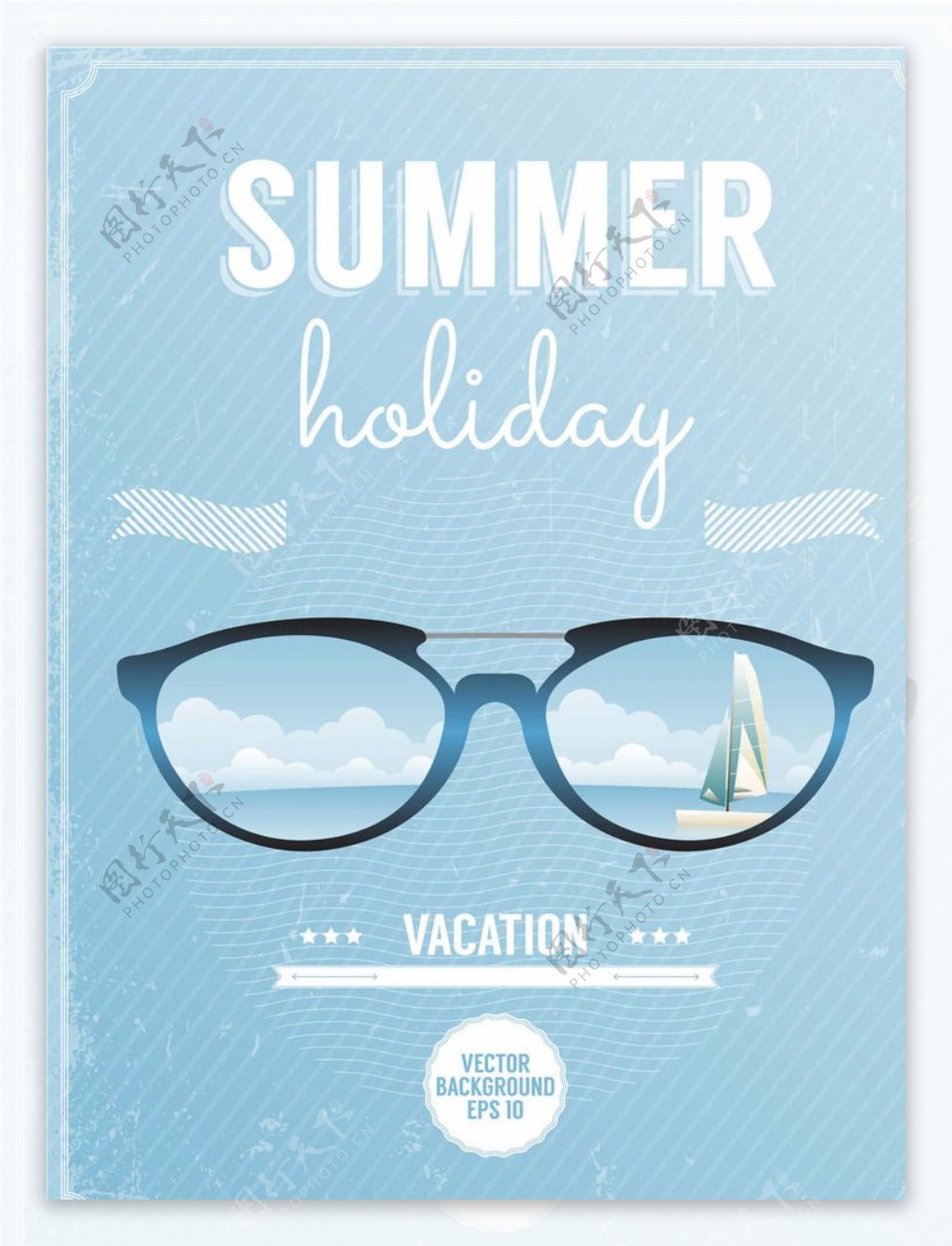 夏季旅游设计眼镜图片