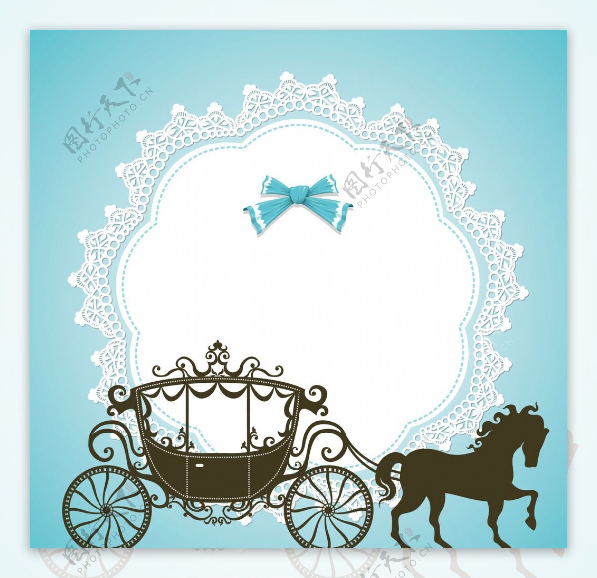 婚礼logo主题马车图片