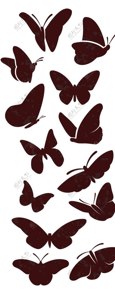蝴蝶图标ICON标志图片