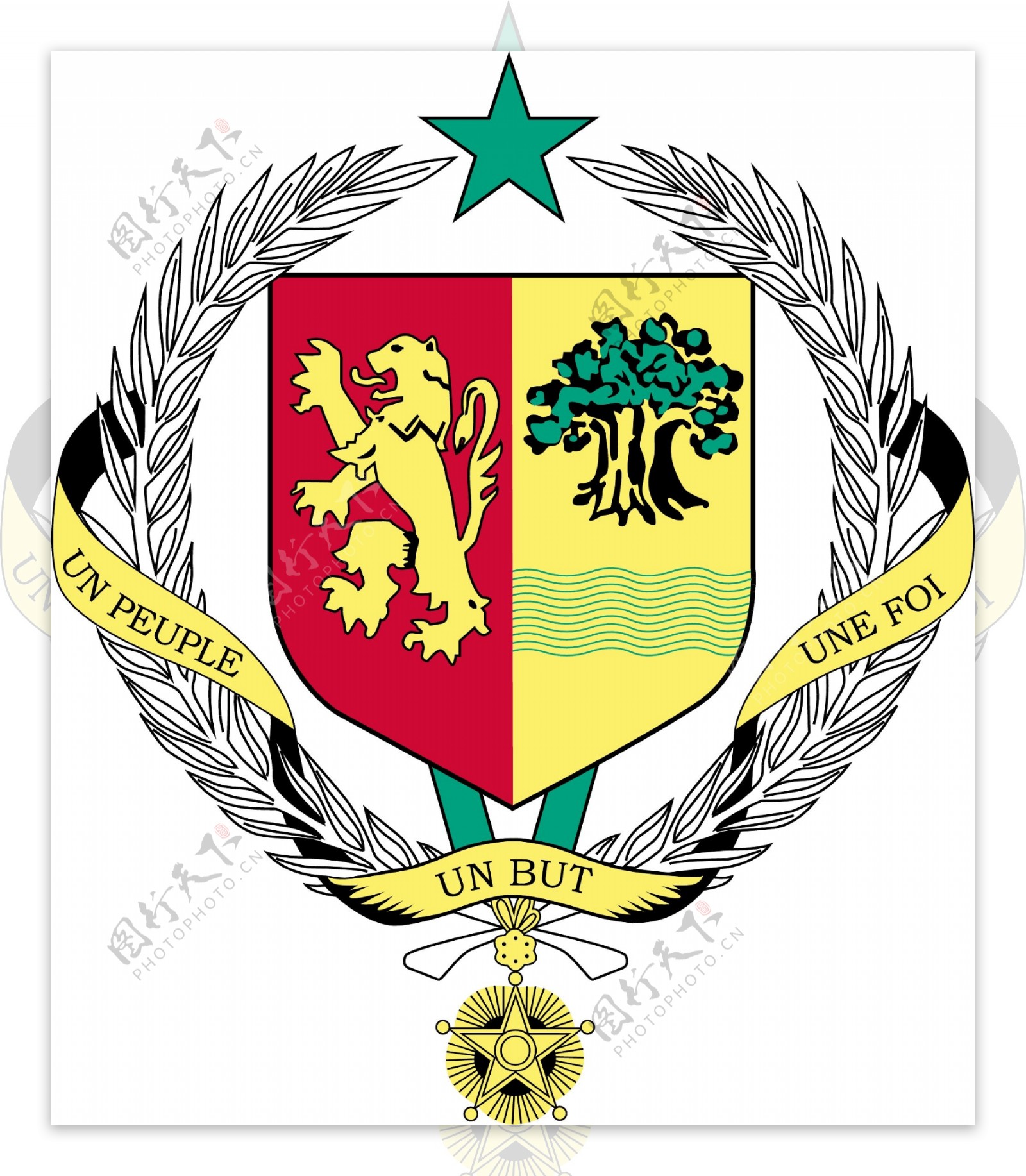 塞内加尔国徽图片