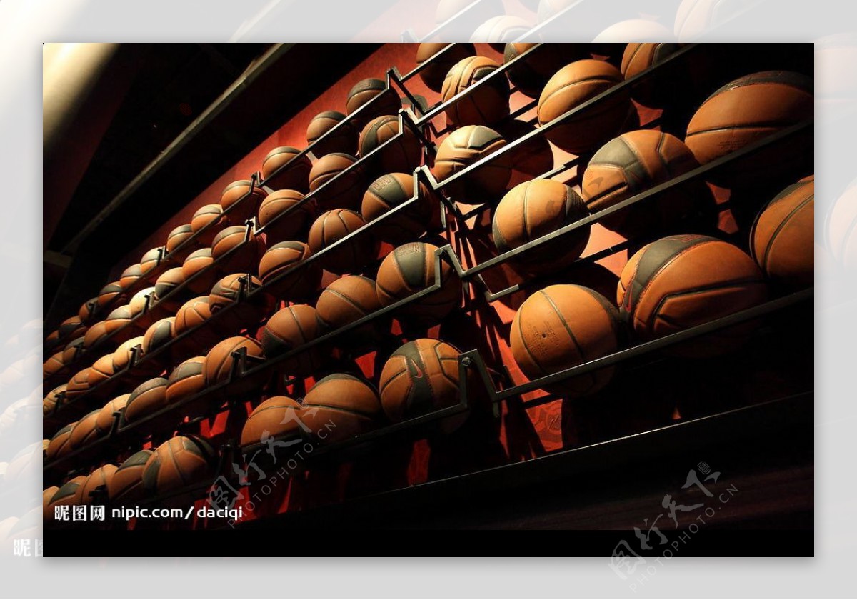 运动器材篮球图片