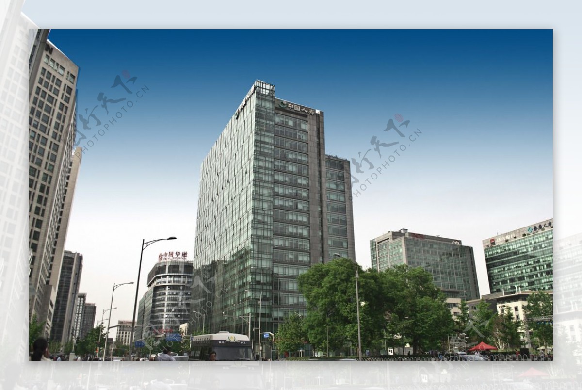 中国人寿保险大厦金融商圈图片