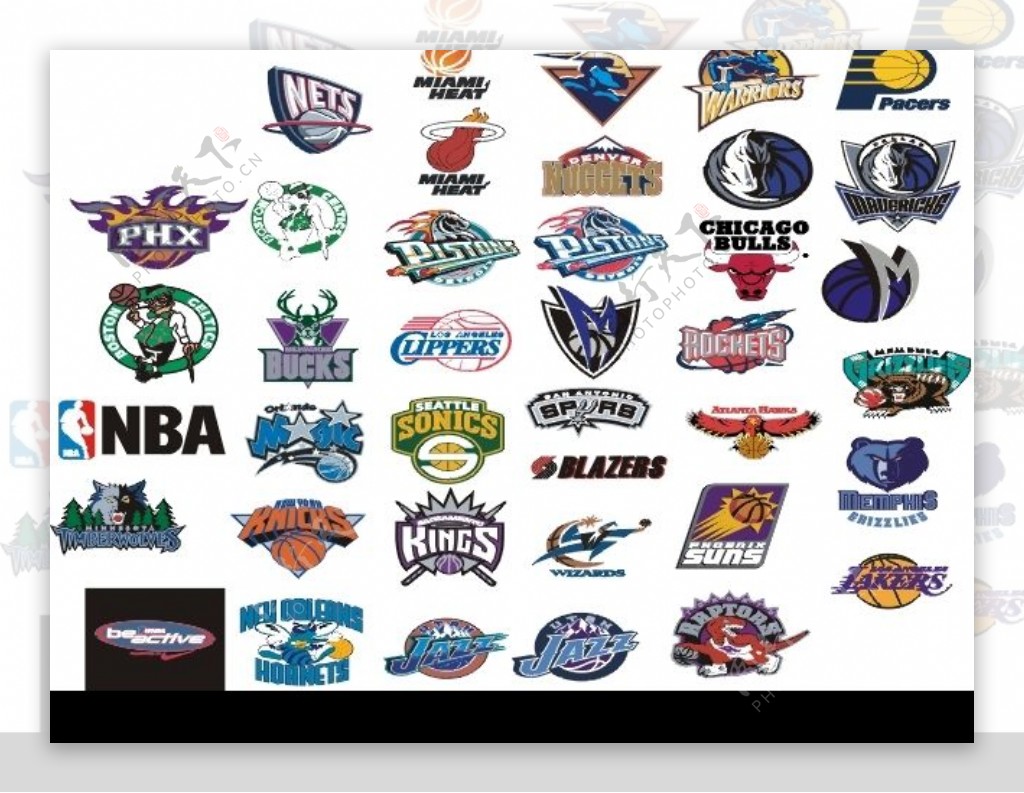 NBA最新队标图片