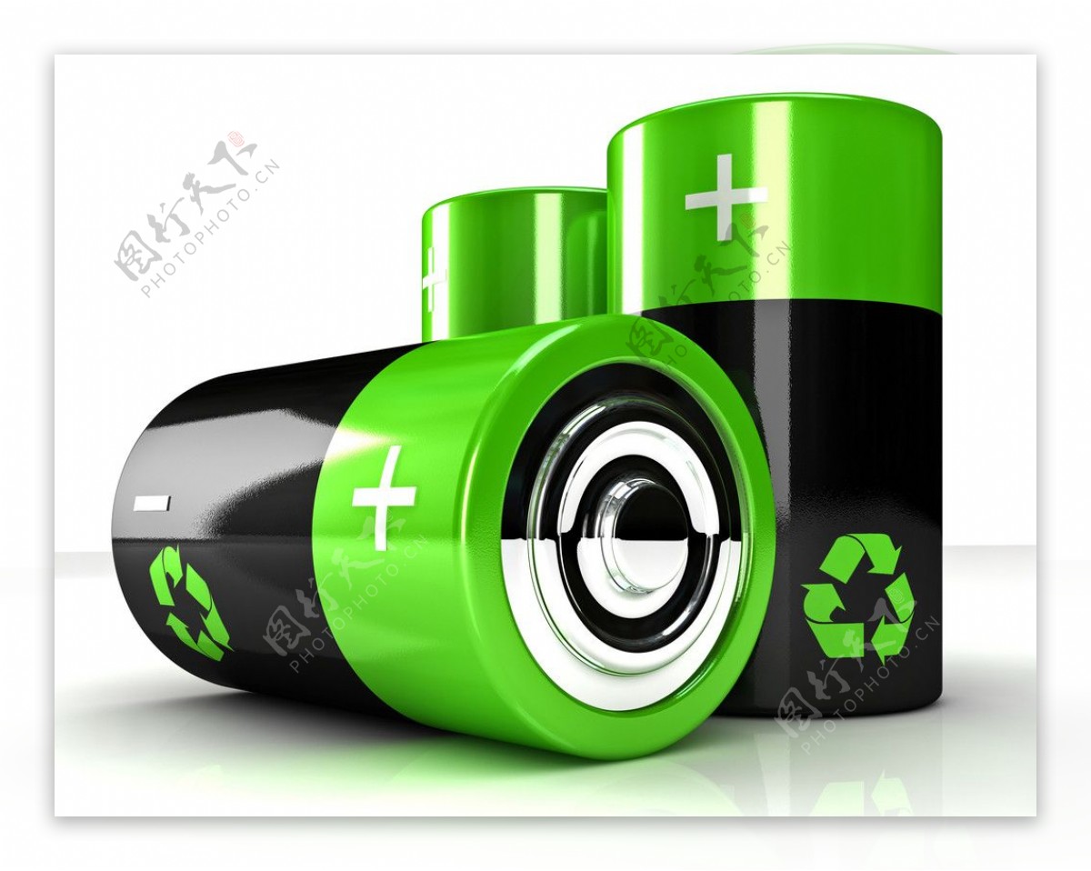 绿色环保电池图片