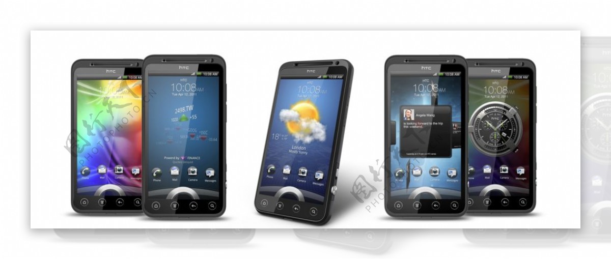 HTC智能手机evo3d手机高清图图片
