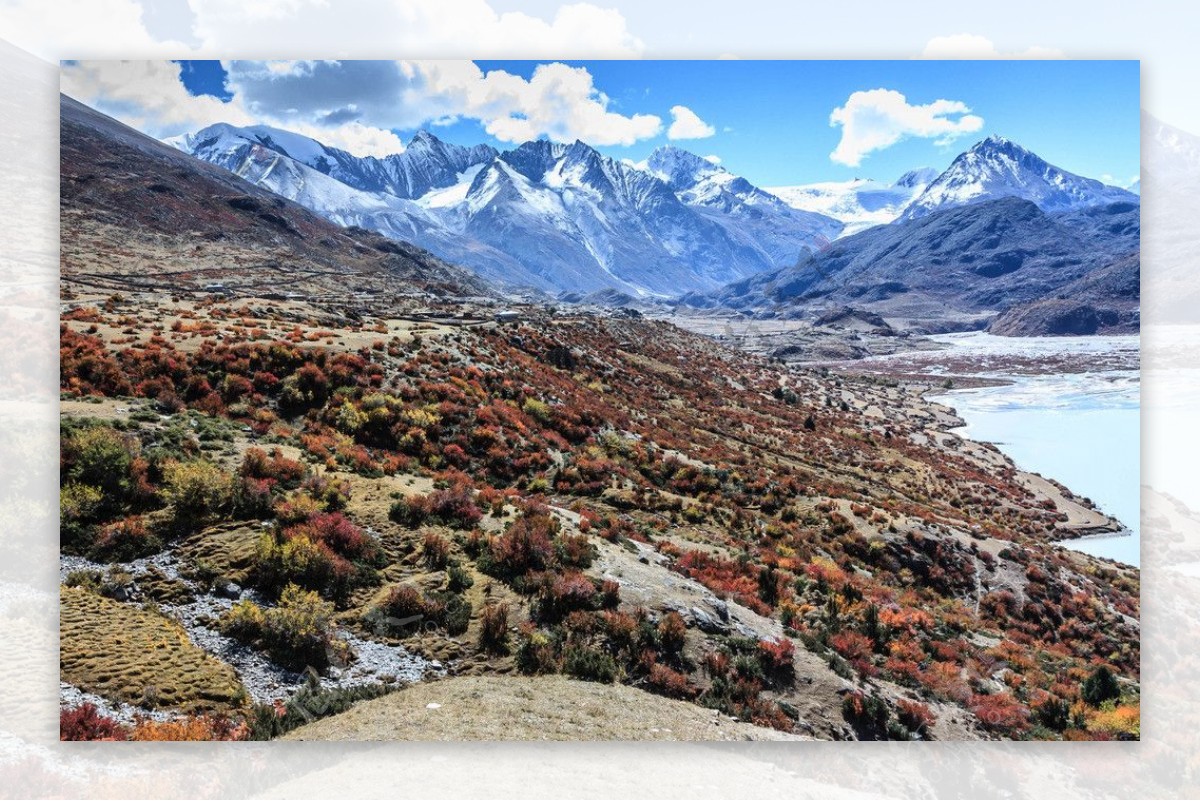 青藏高原川藏沿线图片