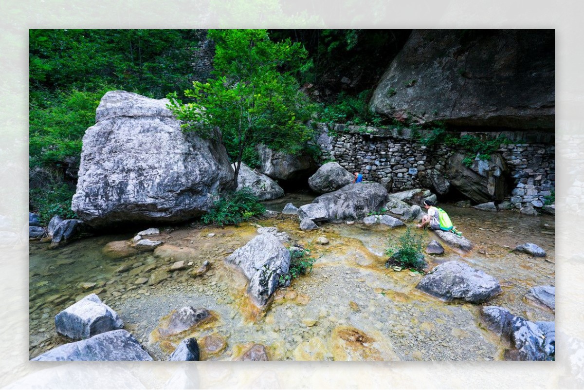 云台山潭瀑峡图片