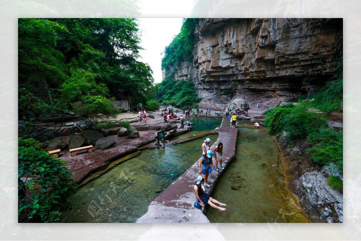 云台山潭瀑峡图片