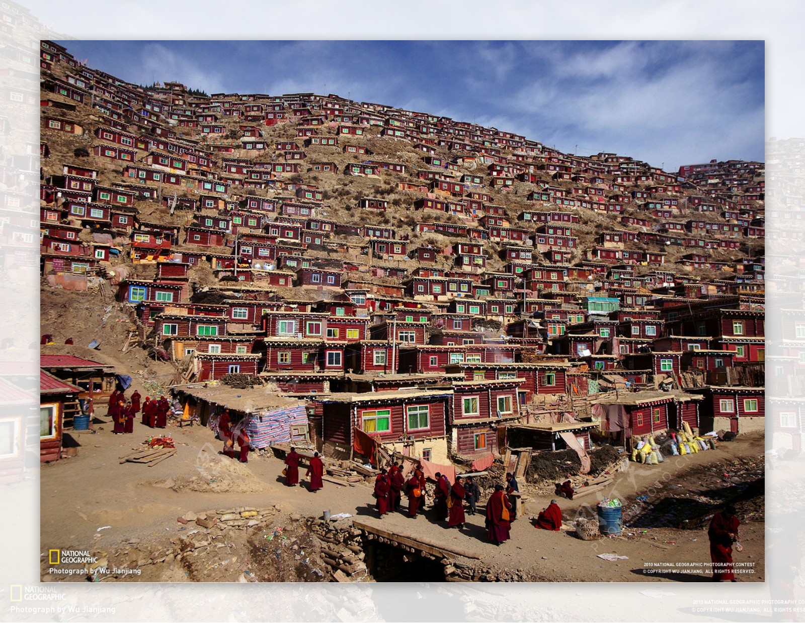 西藏喇嘛居住区图片