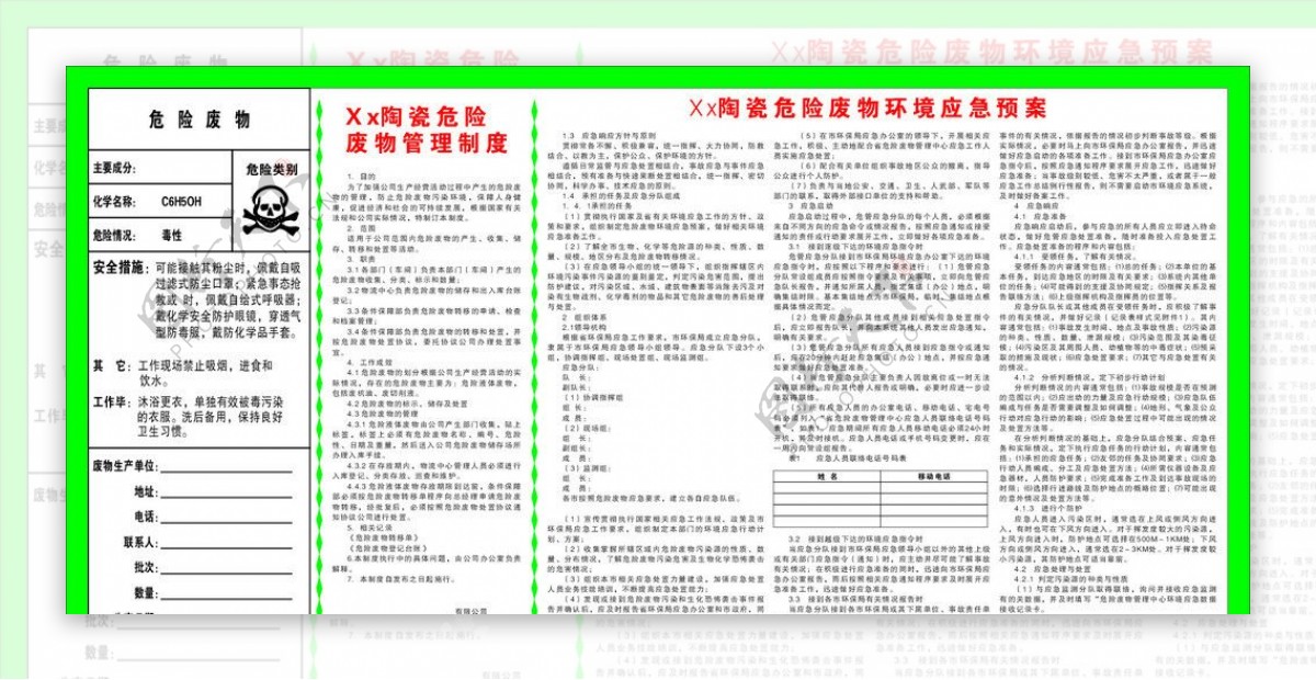 危险废物管理制度图片