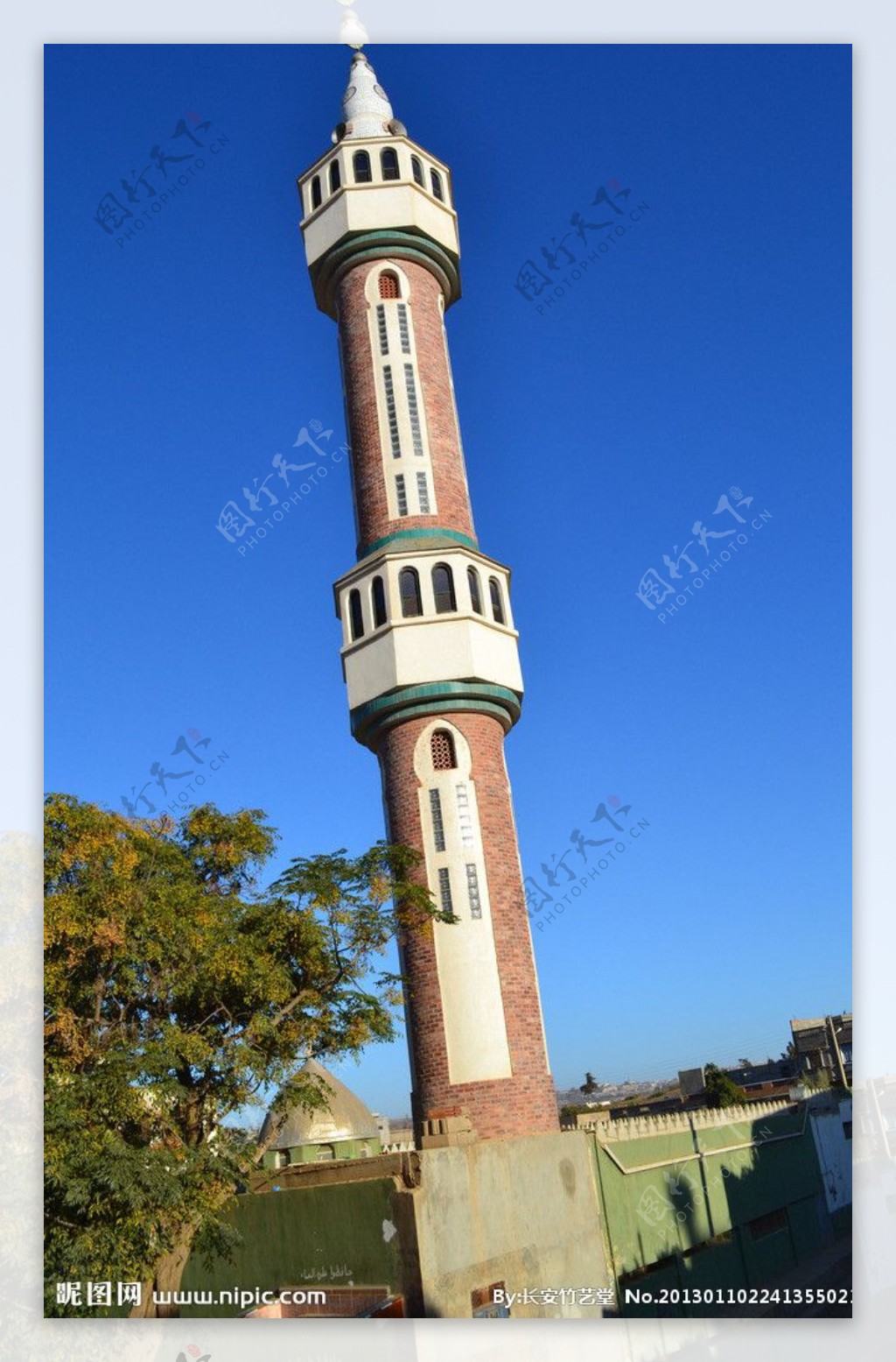 清真寺塔楼图片