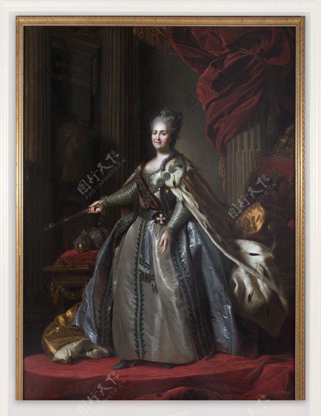 叶卡捷琳娜二世肖像图片