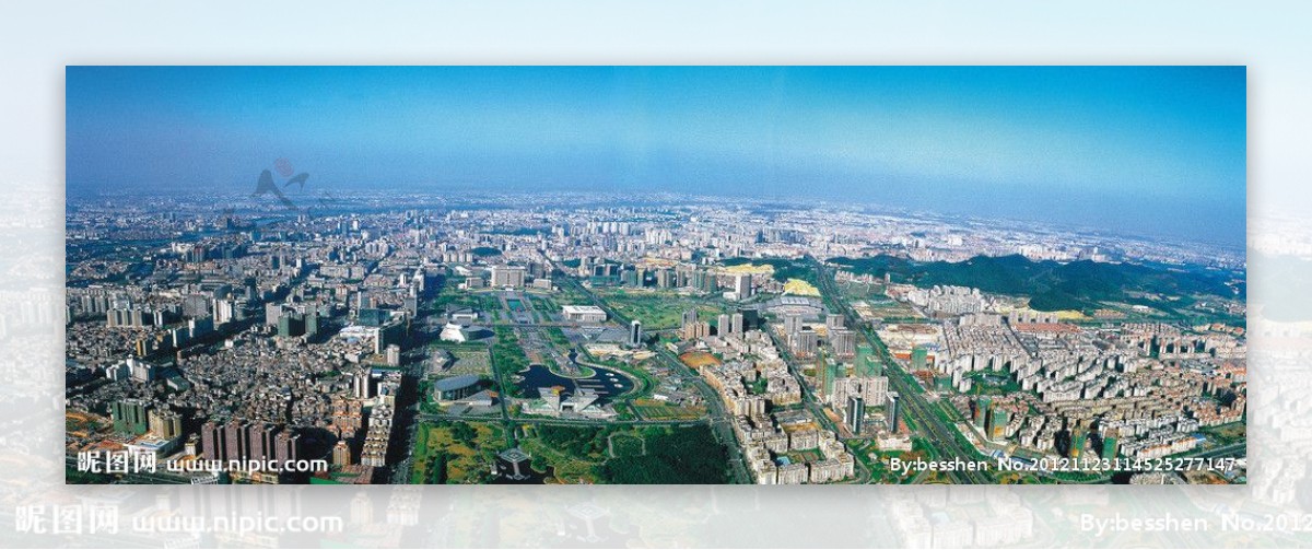 东莞市中心区全景图片