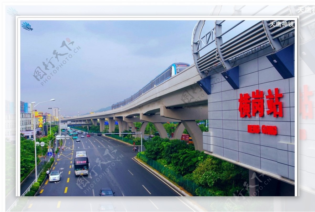 中国桥梁高架地铁站图片
