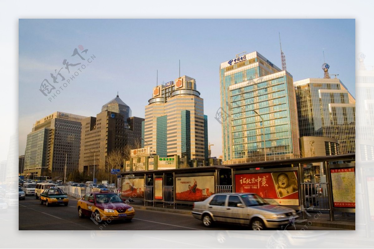 北京金融街风光图片
