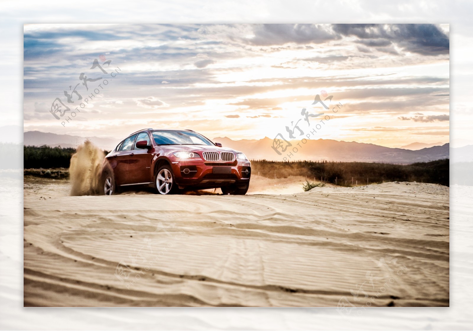 BMWX6沙漠之旅图片