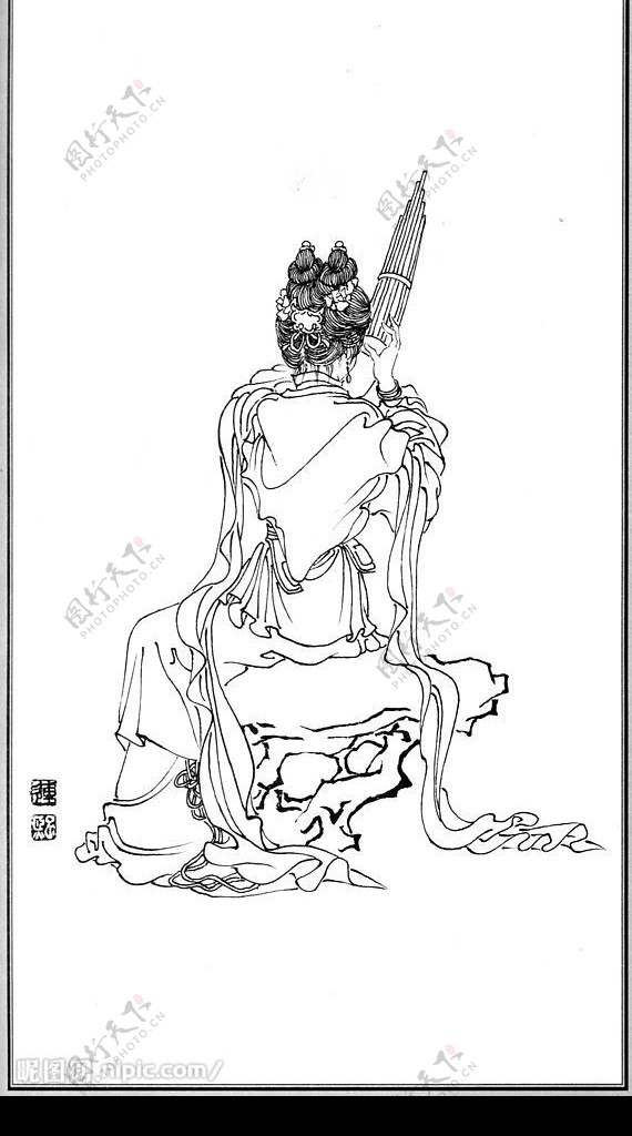 中国神话人物090梨园仙子图片