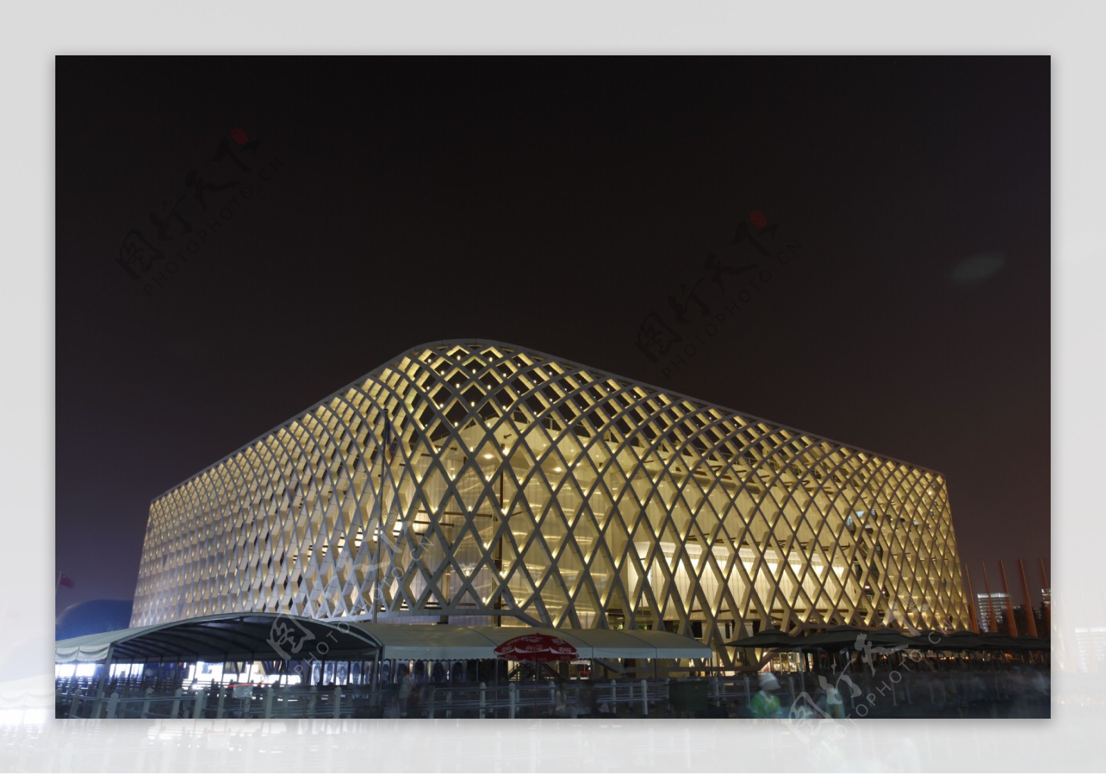 上海世博会法国馆夜景照片图片
