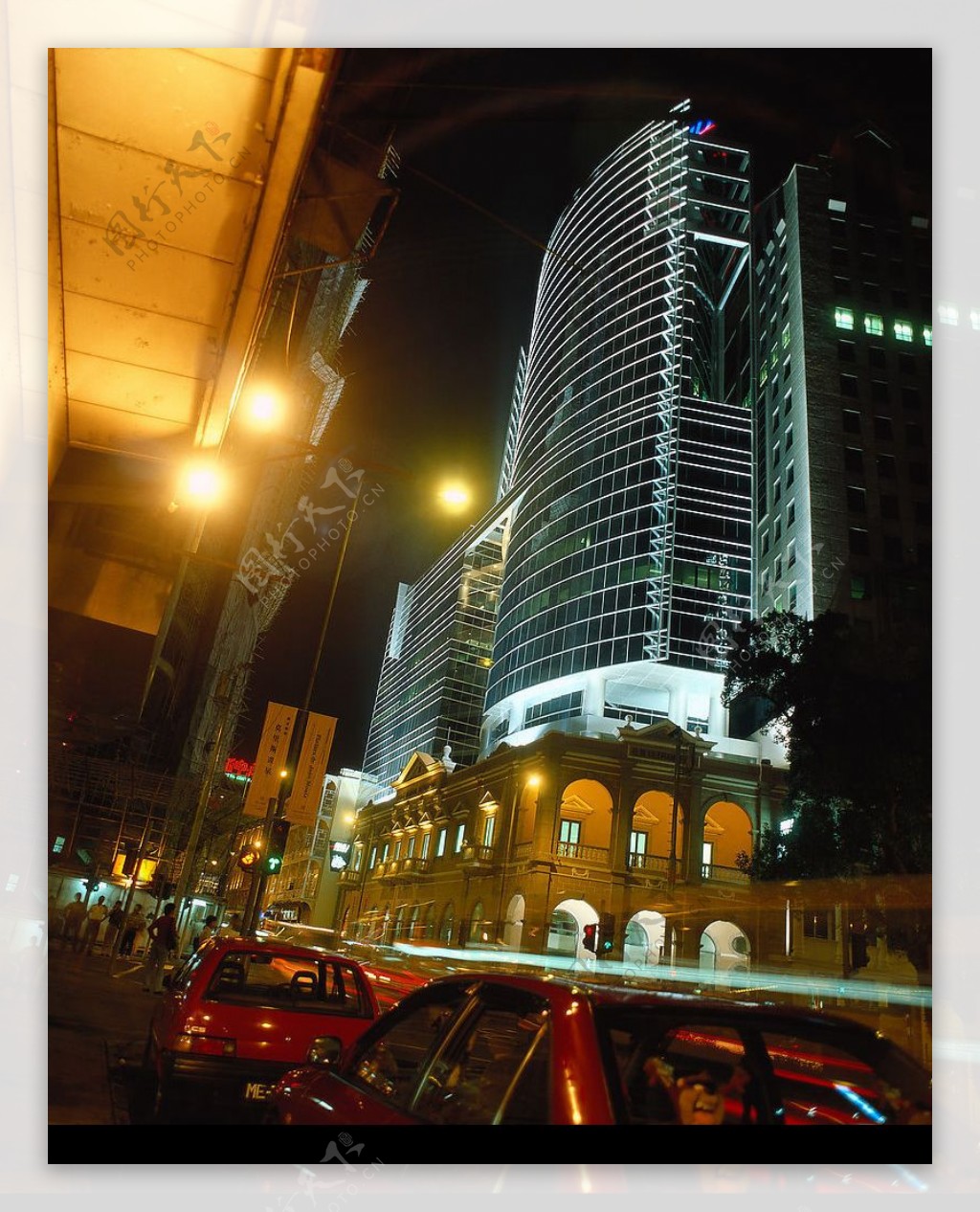 香港城市素材香港建筑夜景图片