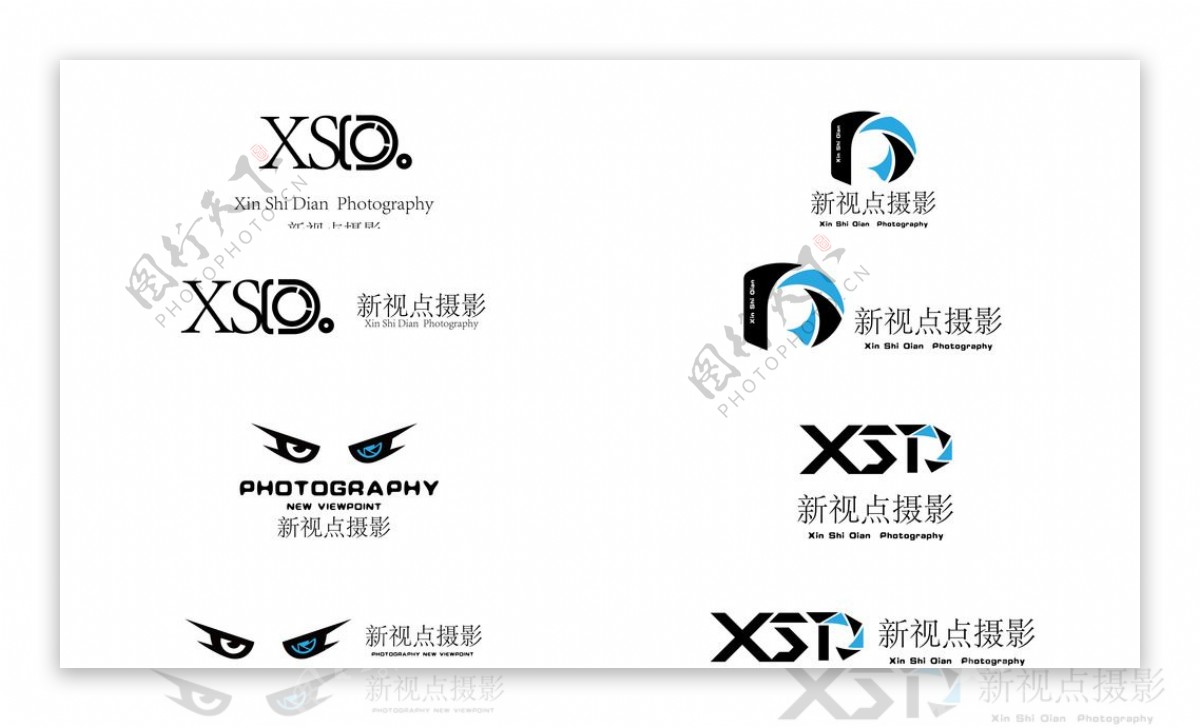新视点logo摄影摄像图片