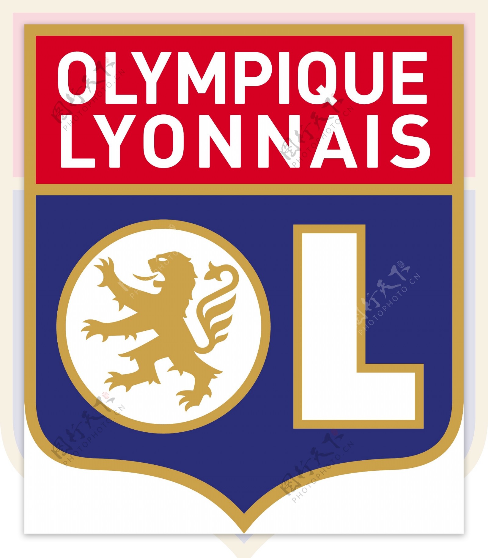 奥林匹克里昂足球俱乐部徽标图片