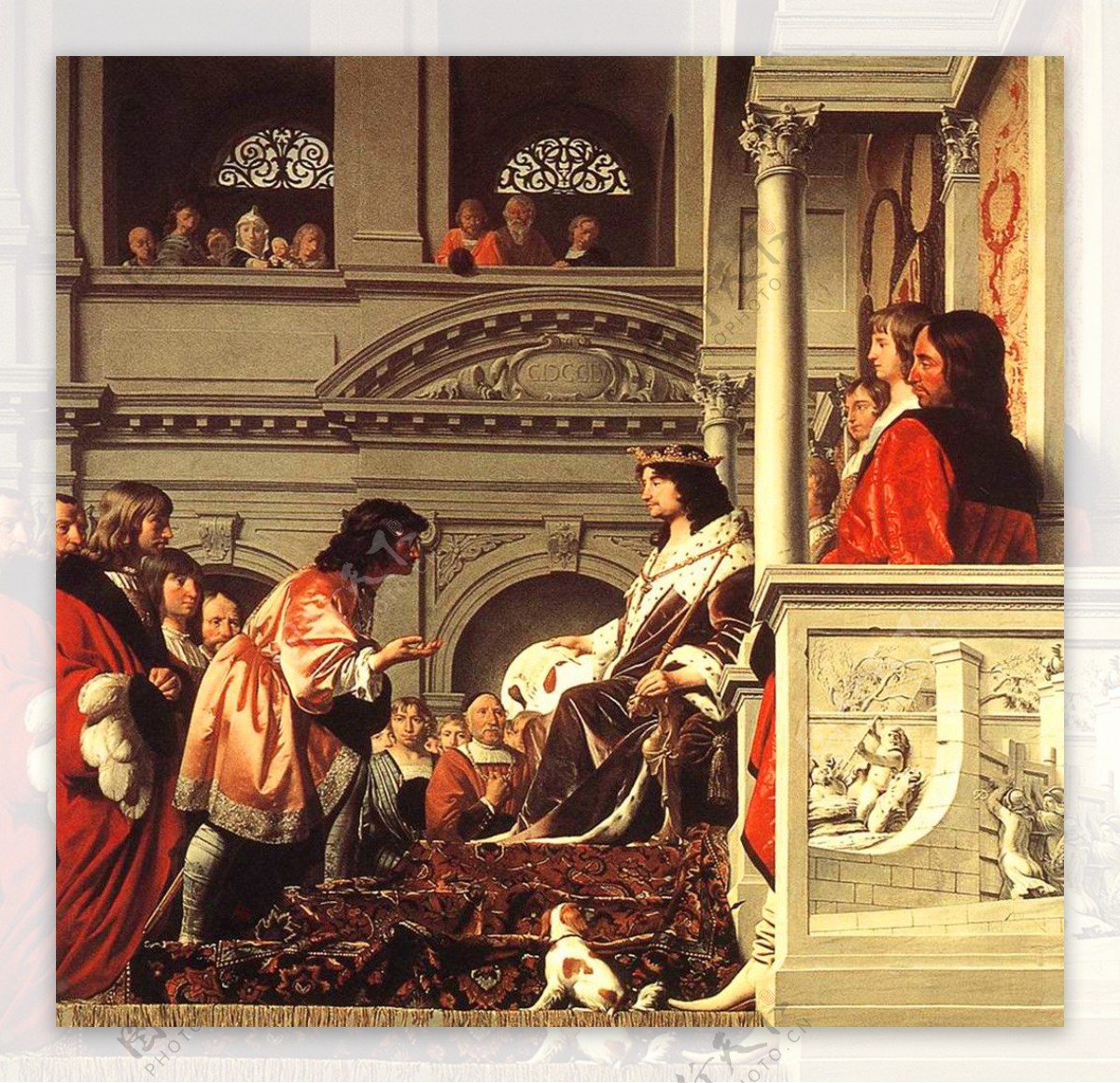 油画给予特权的荷兰伯爵威廉二世图片